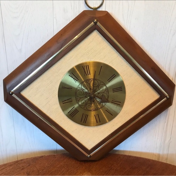 Vintage MCM Westclox no cord wall clock mid century modern - Picture 4 of 9